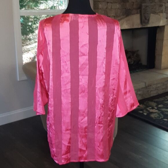 Tantrum Collection Pink Sheer with Sequins and Bling Shirt - Picture 4 of 8